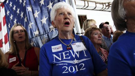 Des supportrices de Newt Gingrich, Floride, 24 janvier 2012. (SHANNON STAPLETON / REUTERS)