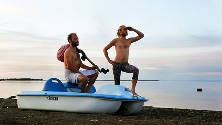 Nans (Nans Thomassey) et Mouts (Guillaume Mouton) débutent leur sixième saison de "Nus et culottés". (Bonne Pioche Productions)