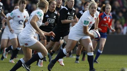 L'Angleterre et la Nouvelle-Zélande face à face lors d'un test match international en novembre 2016. (ADRIAN DENNIS / AFP)