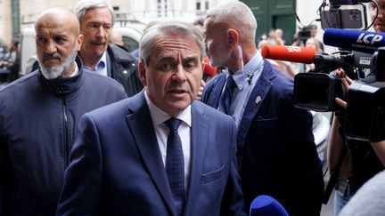 Le président LR de la région Hauts-de-France, Xavier Bertrand, à Paris, le 12 juin 2024. (DIMITAR DILKOFF / AFP)