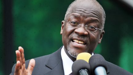 Le président John Magufuli lors de son élection à la tête de la Tanzanie&nbsp;le 30 octobre 2015. (SADI SAID / REUTERS)