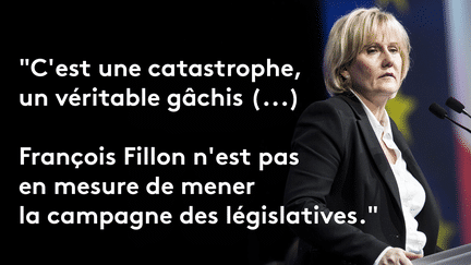 Nadine Morano, le 23 avril 2017 sur France 3. (MAXPPP)