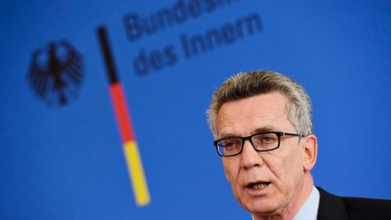 &nbsp; (Le ministre allemand de l'Intérieur, Thomas de Maizière © TOBIAS SCHWARZ / AFP)