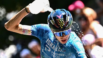 Christopher Froome lors de la 12e étape du Tour de France, le 14 juillet 2022. (MARCO BERTORELLO / AFP)