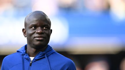 N'Golo Kanté, le 28 mai 2023, lors de Chelsea-Newcastle. (JUSTIN TALLIS / AFP)