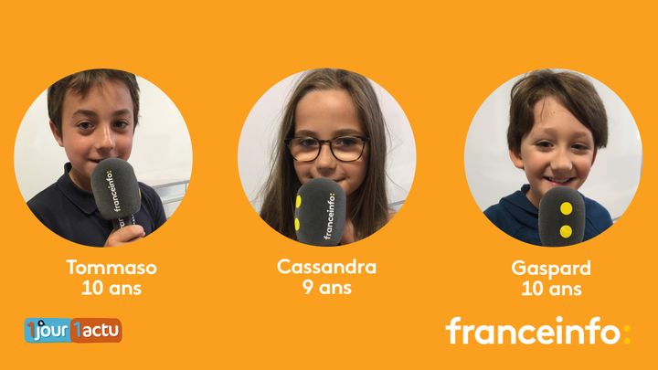 franceinfo junior, une émission en partenariat avec le magazine d'actualités pour enfants, 1jour1actu et 1jour1actu.com. (FRANCEINFO JUNIOR / RADIO FRANCE)