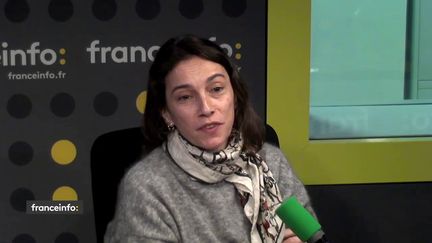 Céline Perruche, rédactrice en chef du magazine Glamour, le 3 mars sur franceinfo. (FRANCEINFO / RADIOFRANCE)