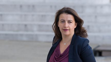 La&nbsp;coprésidente du groupe écologiste à l'Assemblée nationale, Cécile Duflot, à l'Elysée, le 15 novembre 2015. (CITIZENSIDE / FRANCOIS PAULETTO / AFP)