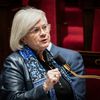 La ministre de la Santé, Catherine Vautrin, répond à une question à l'Assemblée nationale, le 23 janvier 2024, à Paris. (XOSE BOUZAS / HANS LUCAS / AFP)