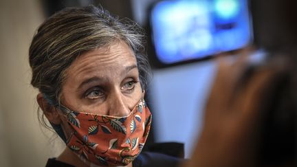 L'avocate&nbsp;Clélia Richard au Palais de justice de Paris le mercredi 16 septembre 2020. (STEPHANE DE SAKUTIN / AFP)