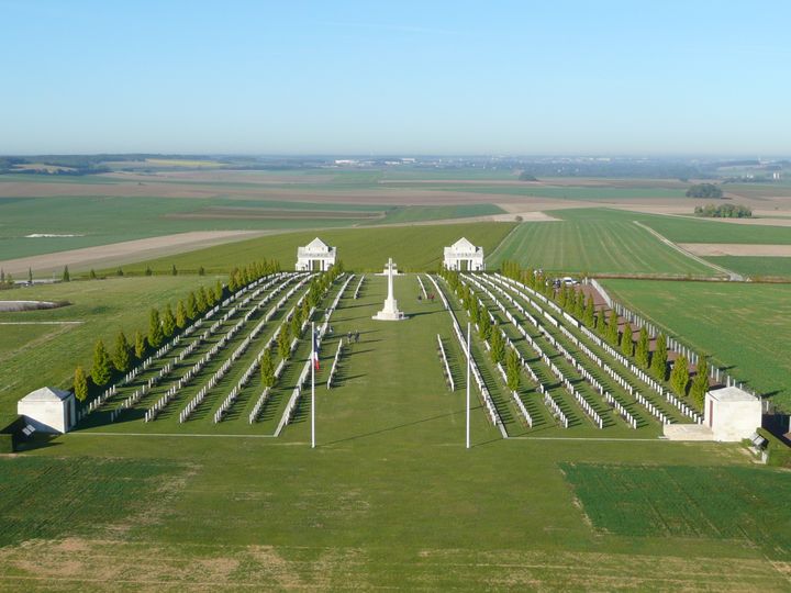 Le mémorial de Villers-Bretonneux (Somme), le 25 septembre 2018. (CAROLE BELINGARD / FRANCEINFO)