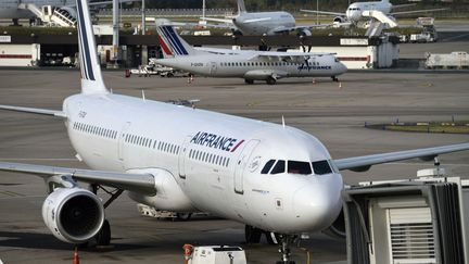 Un avion d'Air France, le 18 septembre 2014 &agrave; l'a&eacute;roport d'Orly (Val-de-Marne). (ERIC FEFERBERG / AFP)