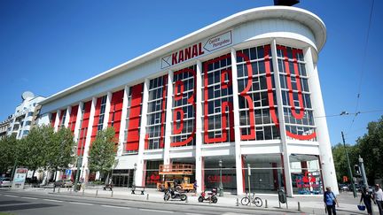 Le centre Pompidou bruxellois, une ancienne usine de voiture transformée en musée d'art contemporain.&nbsp; (DURSUN AYDEMIR / ANADOLU AGENCY)