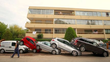 &nbsp; (A Cannes, deux jours après les intempéries © MaxPPP)