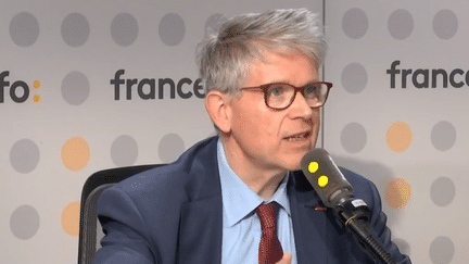 Patrick Hetzel, ministre de l'Enseignement supérieur et de la Recherche, invité de franceinfo soir le jeudi 21 novembre 2024. (FRANCEINFO / RADIO FRANCE)