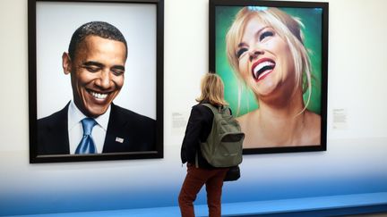 Les sourires de Barack Obama et d'Anna Nicole Smith vus par le photographe Andres Serrano
 (PHOTOPQR/VOIX DU NORD)