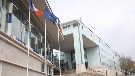 Le palais de justice de Pontoise. (OLIVIER BOITET / MAXPPP)