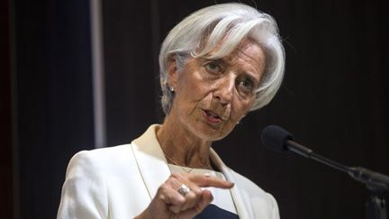 &nbsp; (Christine Lagarde, la directrice générale du FMI, a participé aux négociations de Bruxelles © MAXPPP)