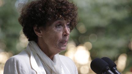 Françoise Rudetzki,&nbsp;fondatrice de SOS attentats SOS terrorisme, lors d'une commémoration aux Invalides à Paris, le 19 septembre 2012. (FRANCOIS MORI / POOL)