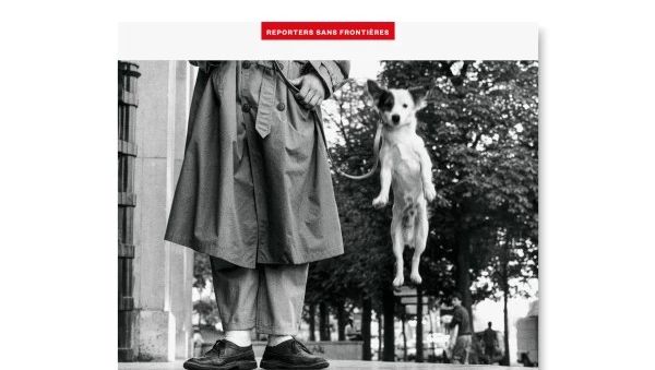 "Elliott Erwitt. 100 photos pour la liberté de la presse" (REPORTERS SANS FRONTIERES)