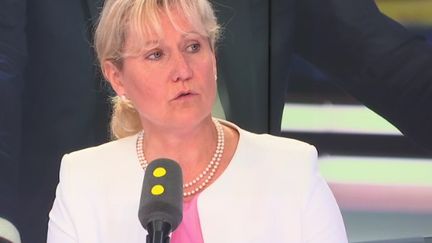 L'eurodéputée LR, Nadine Morano, invitée de franceinfo lundi 18 juin 2018. (RADIO FRANCE / FRANCE INFO)