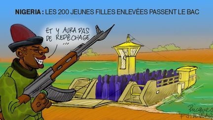 Les islamistes nigérians de Boko Haram, qui ont suscité l'indignation internationale en enlevant le 14 avril 2014 plus de 200 lycéennes, multiplient leurs attaques loin de leurs bases dans le nord-est du Nigeria.
De l'autre côté de la frontière, au Cameroun, base refuge des islamistes, l'armée est en ordre de bataille pour les combattre. (Franck Pucques)