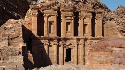 Pétra (Jordanie).Temple Nabatéen du premier siècle avant JC. 
 (Manuel Cohen)