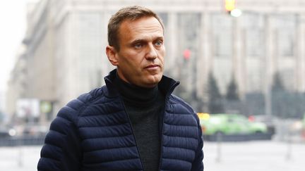 L'opposant russe&nbsp;Alexeï Navalny à Moscou, en Russie, le 29 septembre 2019. (SEFA KARACAN / ANADOLU AGENCY / AFP)