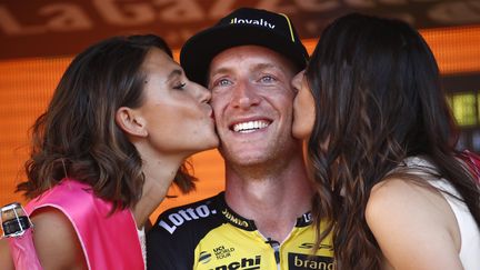 Jos Van Emden, premier maillot jaune du Tour 2017 ? (LUK BENIES / AFP)