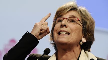 Marie-No&euml;lle Lienemann, s&eacute;natrice PS de Paris, le 27 octobre 2012 &agrave; Toulouse (Haute-Garonne) au congr&egrave;s&nbsp;national du Parti socialiste. (LIONEL BONAVENTURE / AFP)