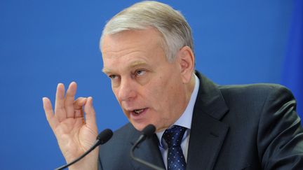 Le Premier ministre,&nbsp;Jean-Marc Ayrault, le 18 d&eacute;cembre 2012 &agrave; Matignon (Paris).&nbsp; (WITT / SIPA)