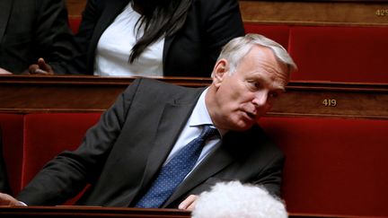 Jean-Marc Ayrault, le 7 mai 2014 à l'Assemblée Nationale.&nbsp; (KENZO TRIBOUILLARD / AFP)