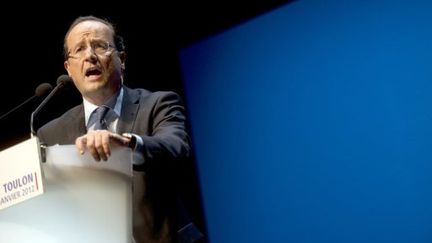 François Hollande à Toulon (24 janvier) (AFP)