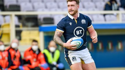 Stuart Hogg, l'arrière et capitaine du XV d'Écosse, le 14 novembre 2020 (ETTORE GRIFFONI / LIVEMEDIA)