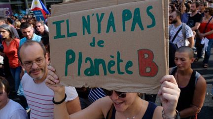 Marche pour alerter sur l'urgence climatique, le 13 octobre 2018 à Paris (NATHANAEL CHARBONNIER / FRANCE-INFO)