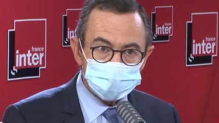 Bruno Retailleau était l'invité de France Inter mercredi 7 octobre.&nbsp; (FRANCE INTER /RADIOFRANCE)