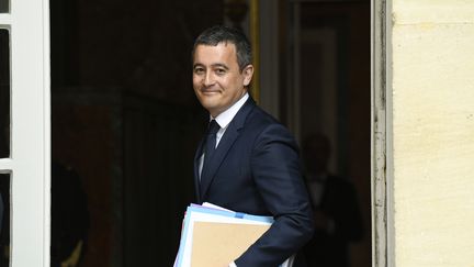 Le ministre de l'Action et des Comptes publics, Gérald Darmanin, à Matignon, le 29 avril 2019. (BERTRAND GUAY / AFP)