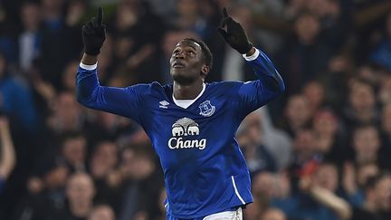 Romelu Lukaku, l'attaquant des Tofees en route vers M.U ? (PAUL ELLIS / AFP)