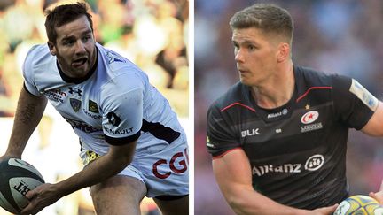 Camille Lopez, l'ouvreur de Clermont, et Owen Farrell, l'ouvreur des Saracens, l'un des duels essentiels de la finale de la Coupe d'Europe 2017