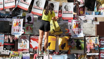 Le festival est lancé et les colleurs d'affiche envahissent les rues 
 (PHOTOPQR/LE DAUPHINE/MAXPPP/ Patrick Roux)