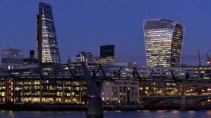 &nbsp; (Le quartier d'affaires de la City à Londres où sont installés de nombreux sièges de multinationales © MAXPPP)