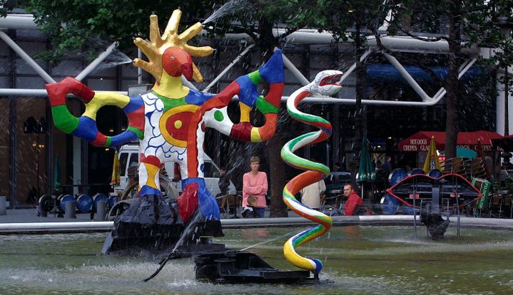 "Fontaine Stravinsky" de Niki de Saint Phalle
 (BEP/LE PARISIEN)