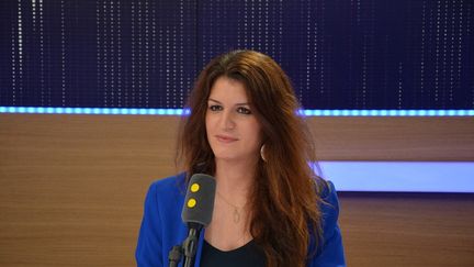 Marlène Schiappa,&nbsp;secrétaire d'Etat à l'Egalité entre les femmes et les hommes. (JEAN-CHRISTOPHE BOURDILLAT / FRANCE-INFO)