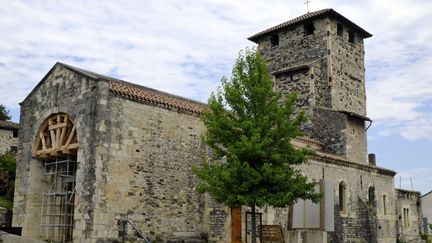 L'église Saint-Etienne de Mélas au Teil, en Ardèche, fait partie des 18 sites "prioritaires" retenus pour la troisième édition du&nbsp;Loto du patrimoine. (BRINGARD DENIS / HEMIS.FR /)