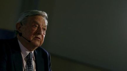 George Soros lors d'une conférence à Francfort (Allemagne), le 9 avril 2013. (REUTERS - Ralph Orlowski)