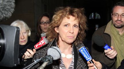 Catherine Pons,&nbsp;déléguée général de l’Union Nationale des Organisations Syndicales des Transporteurs Routiers Automobiles, le 10 décembre 2009. (MEHDI FEDOUACH / AFP)