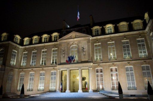 La façade de l'Elysée (LIONEL BONAVENTURE / AFP)