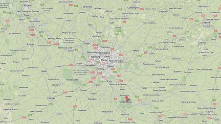 Le corps d'une petite fille avait &eacute;t&eacute; enterr&eacute; en for&ecirc;t de Fontainebleau. (GOOGLE MAPS)