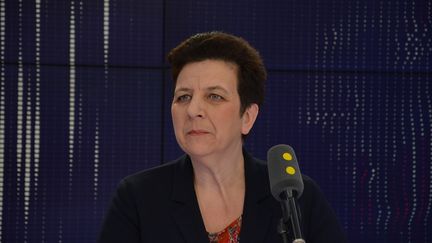 Frédérique Vidal, ministre de l'Enseignement supérieur, invitée sur franceinfo le 14 février 2018 (Jean-Christophe Bourdillat / RADIO FRANCE)