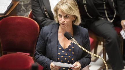 Brigtte Bourguignon le 21 juillet 2020 à l'Assemblée nationale.&nbsp; (VINCENT ISORE / MAXPPP)